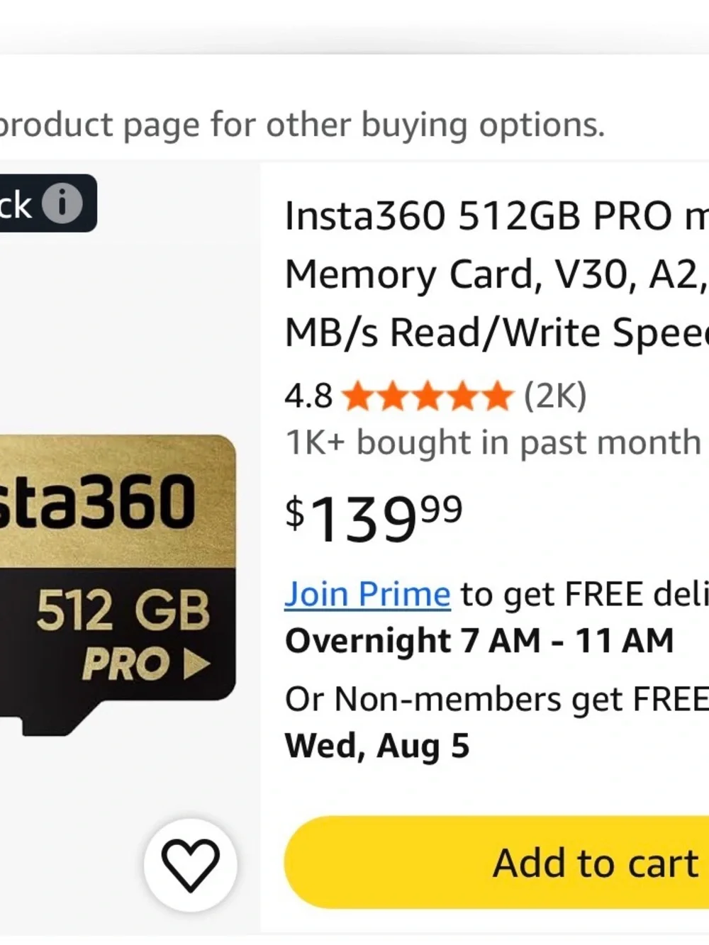 Insta360 X5 8K 360 Action Camera — Black